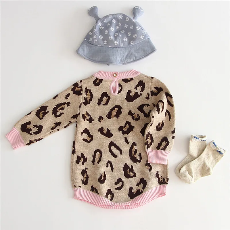 baby clothes Toddler Baby Girls Boys Warm Sweater Romper Knit Crochet Bodysuit Clothes ubranka dla niemowlat #4O09 (1)
