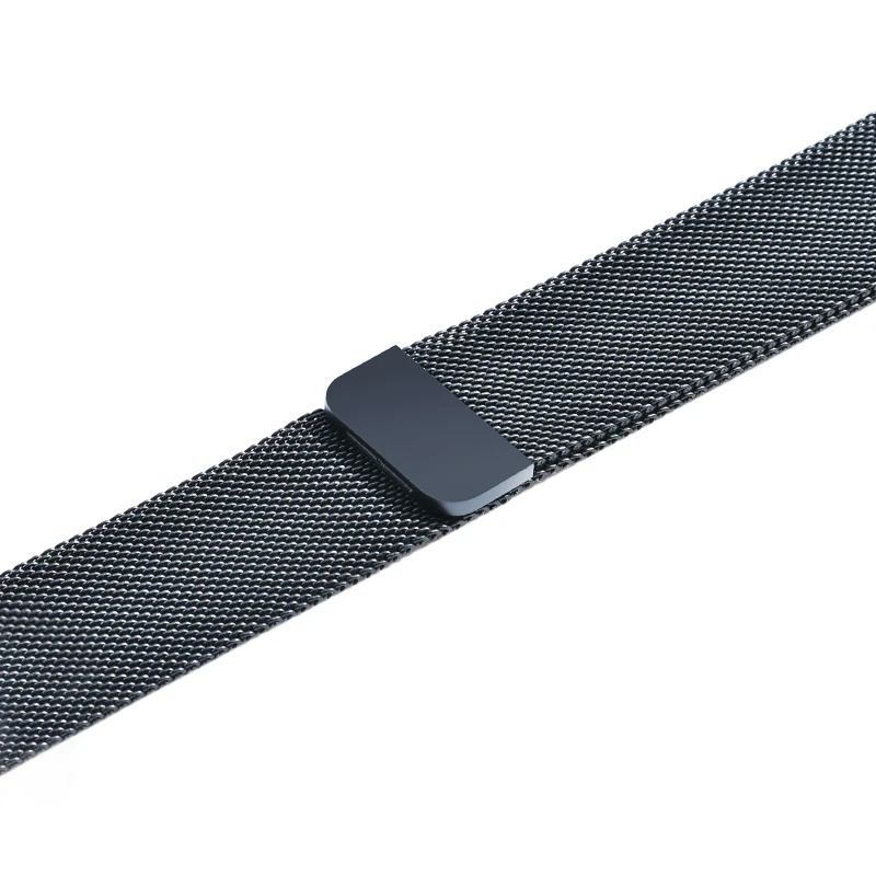 Space gray Миланская петля ремешок из нержавеющей стали спортивный ремешок для apple watch 5 4 3 2 1 браслет на запястье аксессуар для iwatch 44 мм 40 мм 42 мм 38 мм - Цвет ремешка: Space gray