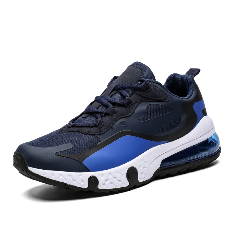 CINESSD/Беговые кроссовки с воздушной подушкой; пара дышащих спортивных кроссовок для прогулок; кроссовки для бега; кроссовки для влюбленных; унисекс - Цвет: Синий