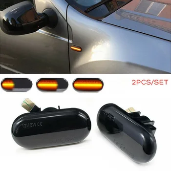 

Car Dynamic LED Side Marker Indicator Light For Renault MASTER II Kasten Left+Right Car Side Marker Lights