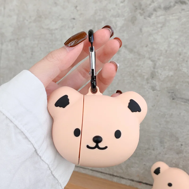 Чехол для наушников с 3D рисунком для AirPods, bluetooth-гарнитура, коробка для AirPods 1, 2, чехол для телефона Air Podd, аксессуары, чехол для пары - Цвет: Style3