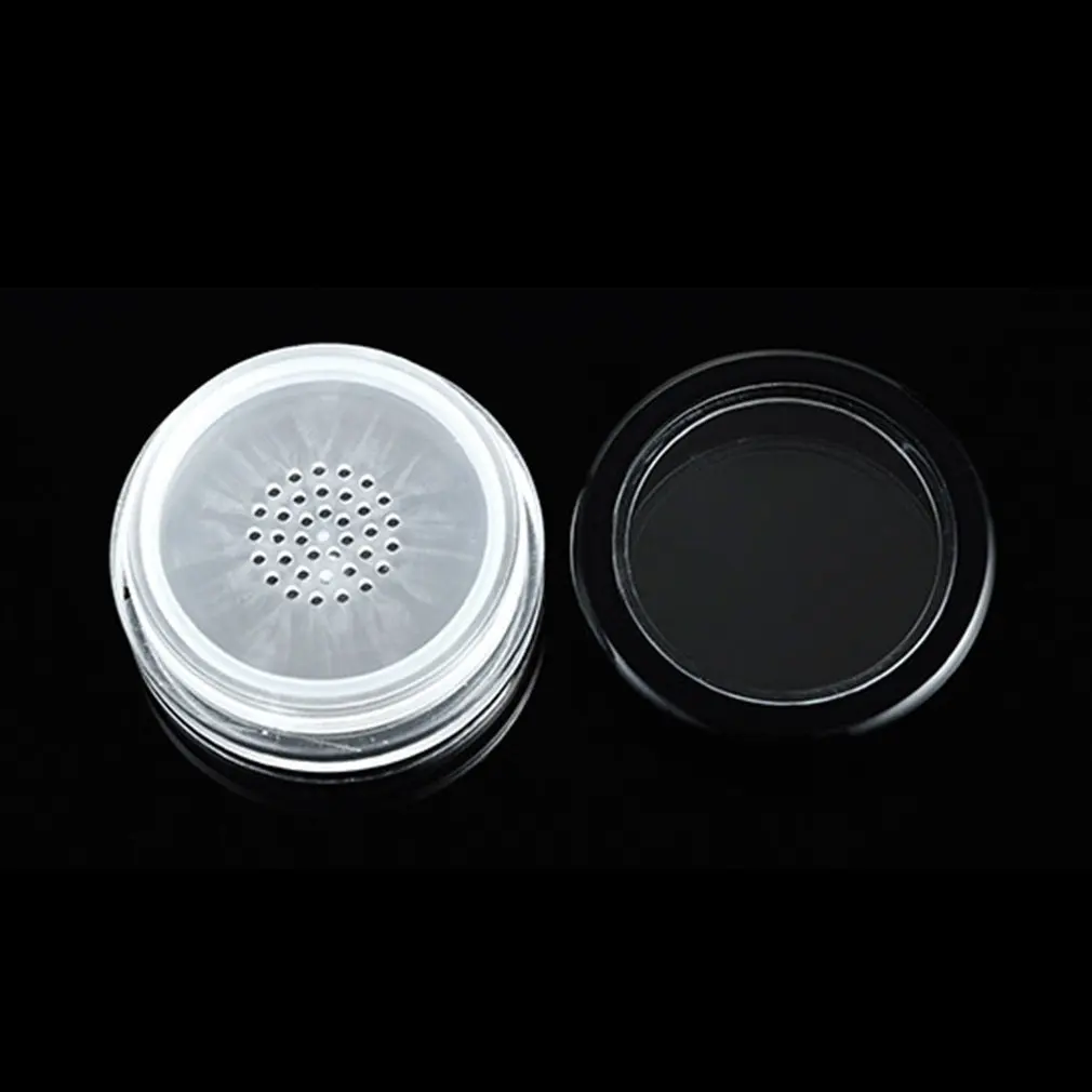 10ml Empty Loose Face Powder Blusher Puff Case Box Makeup Cosmetic Jars Containers with Sifter Lids Small Portable Packaging Box 10 30 50pcs 50g 250g empty aluminum cap cosmetic tin pot lip balm jar containers oil wax empty cosmetic face cream container box