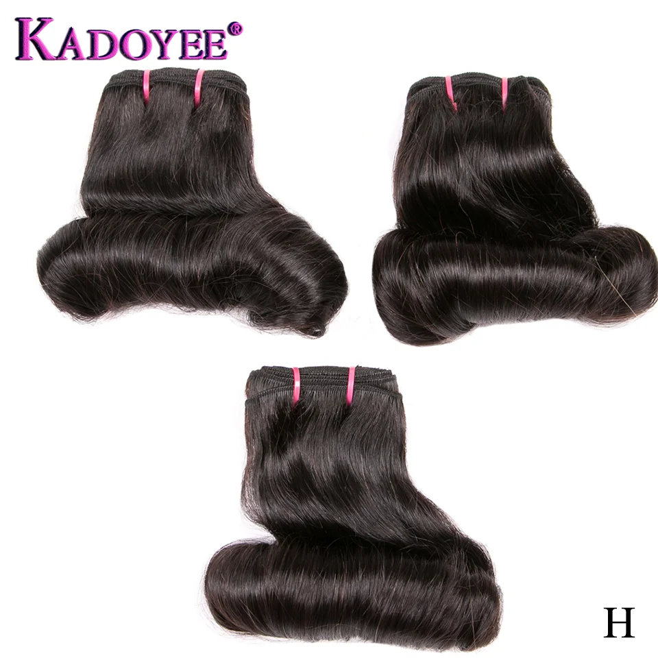 

Funmi Hair Bouncy Curly Human Hair Bundles Brazilian Hair Weave 3 Bundles Remy Hair Extensions Egg Curl 8"-26" For Black Women