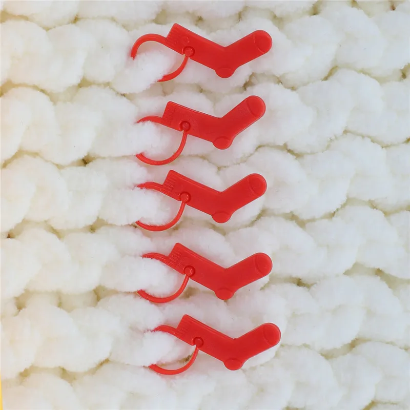 88pcsbox Plastic Stitch Markers Knitting Crochet Locking Stitch Knitting Holder Knitting Needles Protector Sewing Accessories (10)