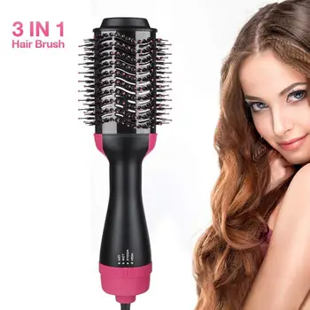 

New 2 in 1 Multifunctional Hair Dryer Volumizer Rotating Hot Hair Brush Curler Roller Rotate Styler Comb Styling Curling Iron