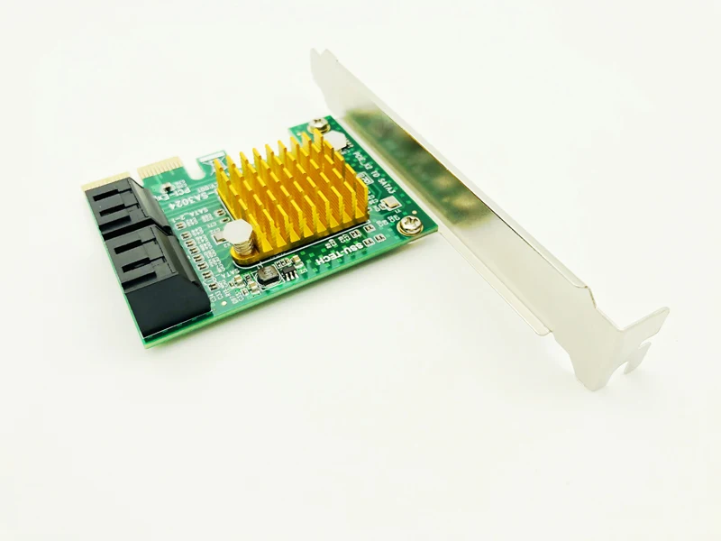 SATA карта 4 порта SATA3.0 6 Гбит/с SATA PCI Express адаптер PCI-E PCI e SATA3 контроллер низкопрофильный кронштейн для ПК HDD SSD IPFS