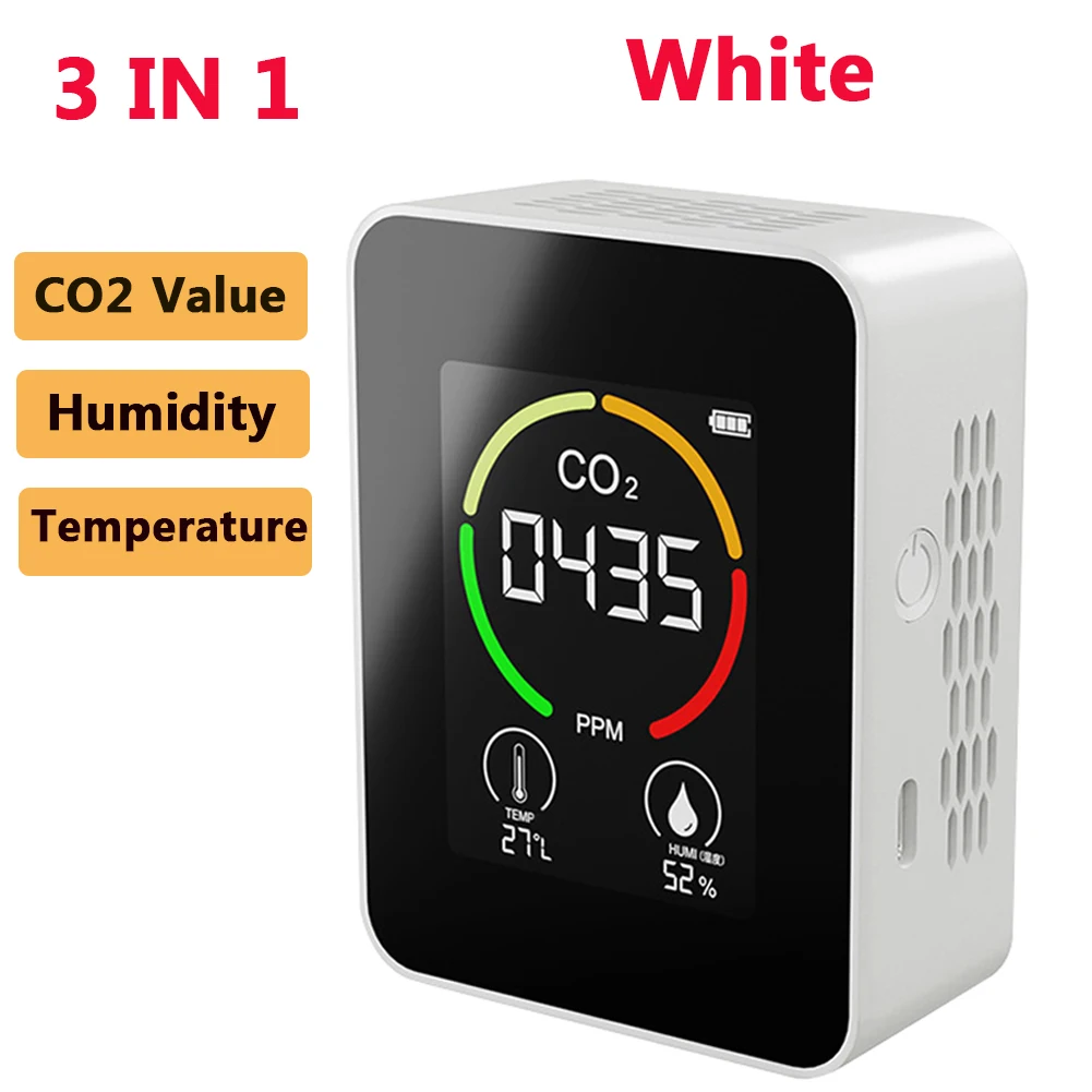 plastic tape measure Air Monitor CO2 Carbon Dioxide Detector Greenhouse Warehouse Air Quality Temperature Humidity Monitor Fast Measurement Meter water flow sensor Measurement & Analysis Tools