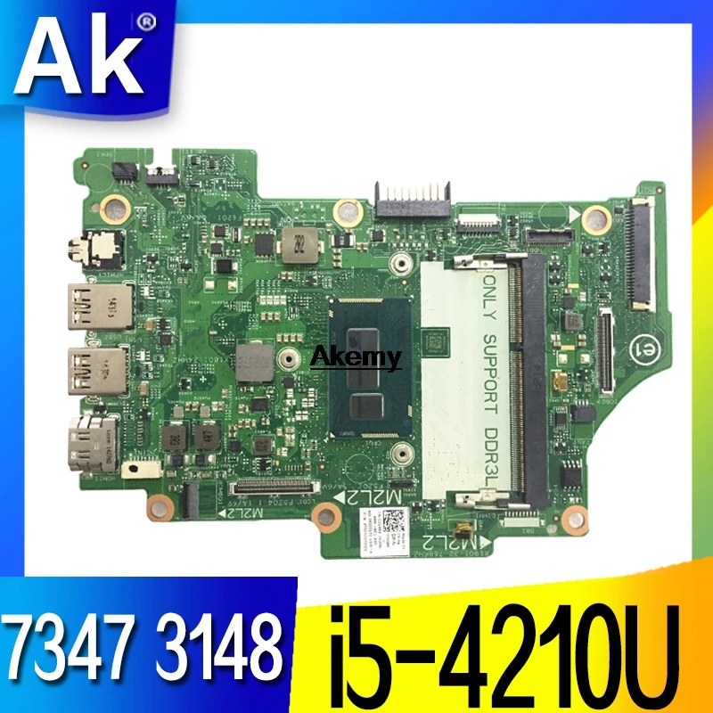 

CN-03V489 3V489 FOR Dell Inspiron 11 3148 7347 Motherboard I5-4210U 13321-1 PWR:8X6G1 mainboard Laptop Motherboard tested 100%