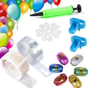 

Balloon Arch Kit Balloon Garland Kit Glue Dots Balloon String Air Pump Tying Tool Birthday Wedding Christmas Party Decorations
