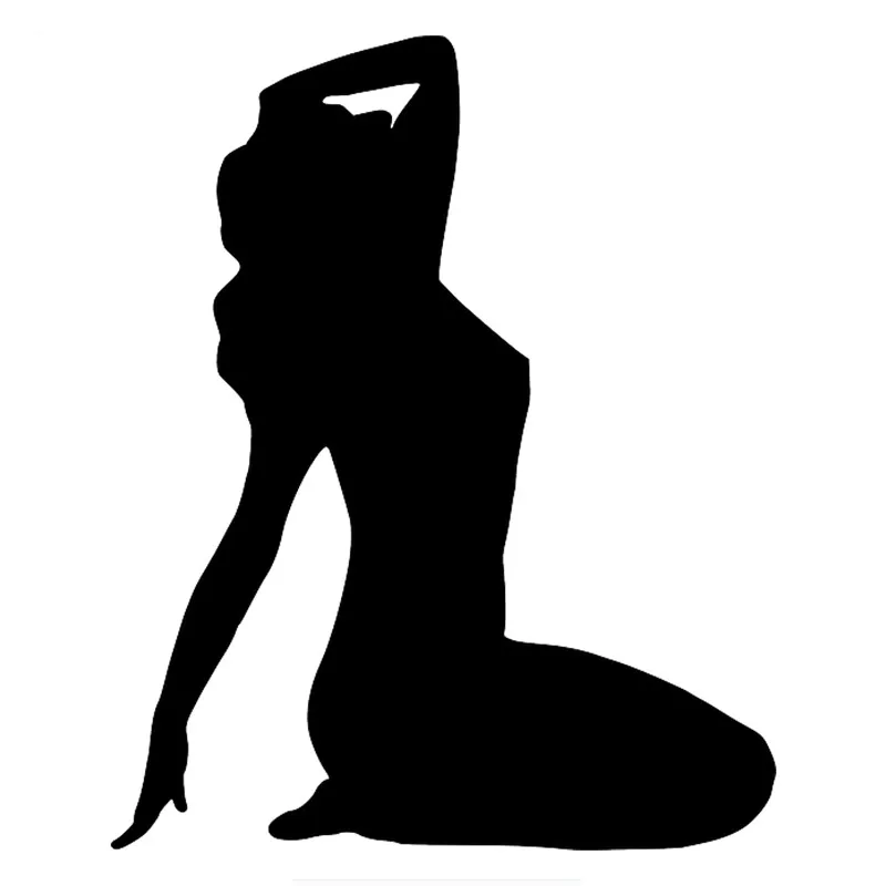 

Personality Sexy Girl Car Sticker and Decal Creativity Bumper Window Windshield Cover Scratches Waterproof Accessories PVC