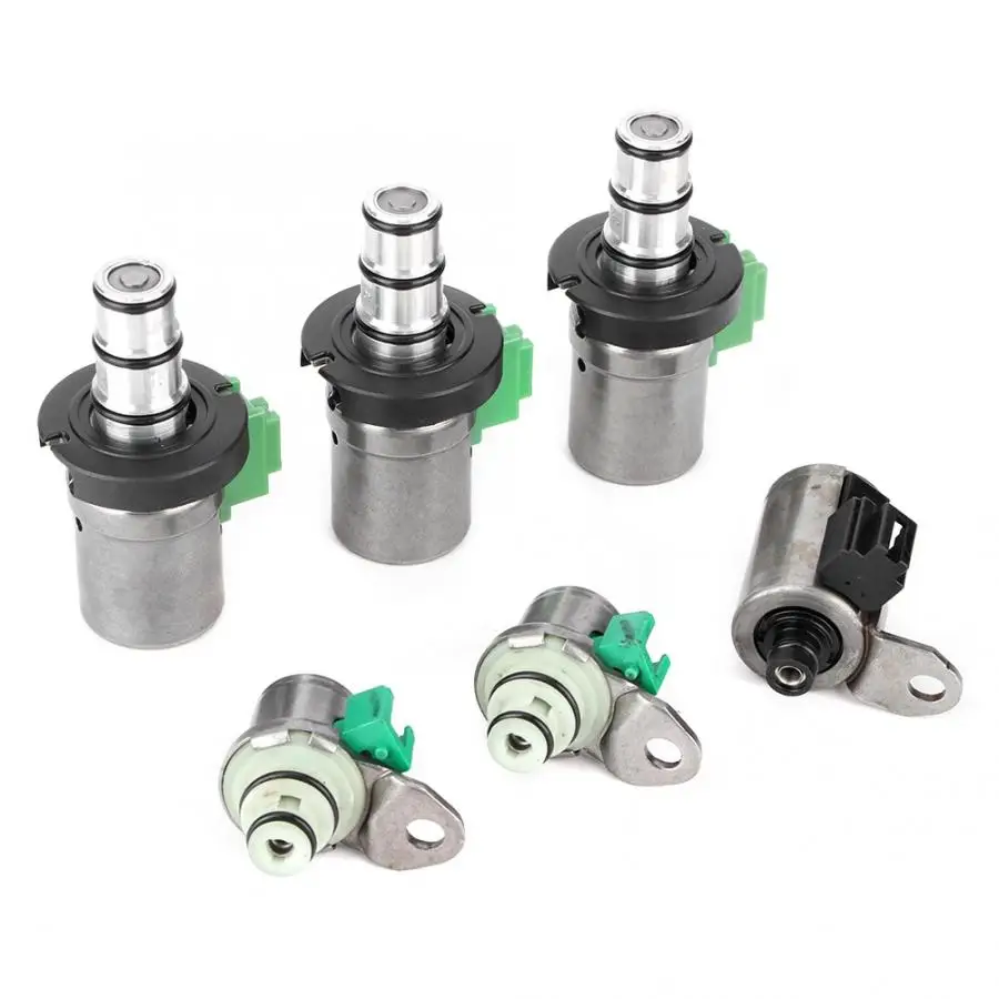 6Pcs/Set Gearbox Transmission Solenoid Valve Fit for FORD Focus 1998-16 4 SP FWD 1.8L 2.0L 4F27-E car accessories | Автомобили и