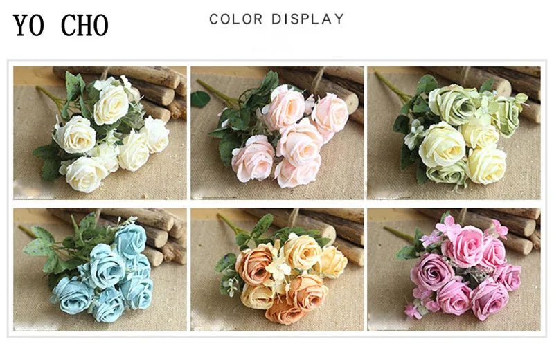 wedding bouquet artificial flowers roses peonies home decor (5)