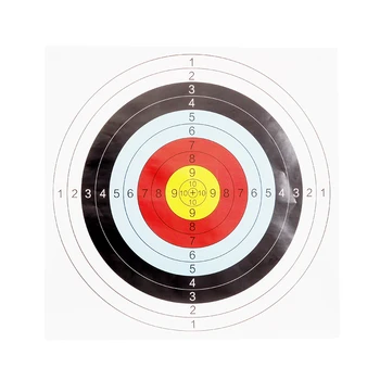 

Colorful Print Standard Archery Target Equipment Shooting Target by Bow Arrow Practice Archery Target Paper10PCS