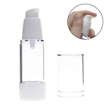 

15ml 30ml 50ml Hotel Home Container Shampoo Salon Vacuum Pump Emulsion Travel Bottle Body Wash Cosmetic Liquid Clear