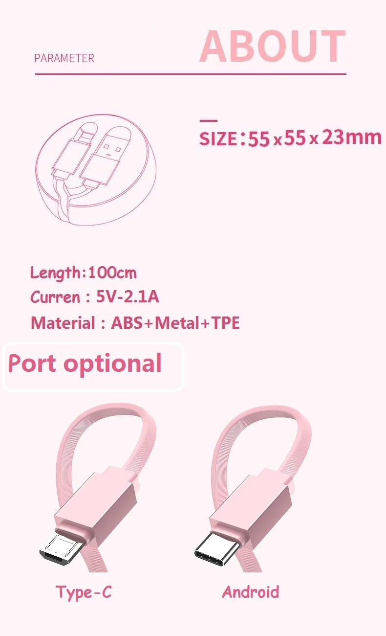 Портативный usb-кабель Android type-c порт Смарт настенный переключатель провод micro Зарядка huawei mate honor V8 nova P9xiaomi note ZUK