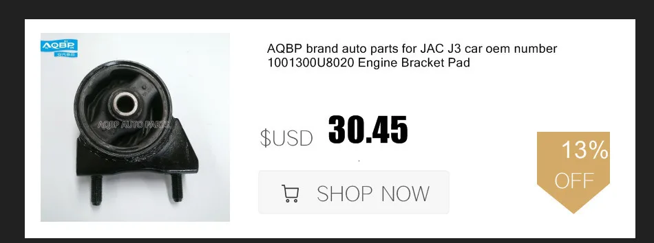 Автомобильные запчасти OE номер 1001400U9030 для JAC J2 левый кронштейн двигателя pad