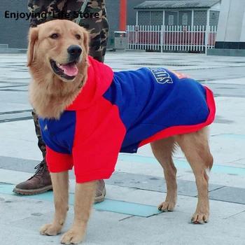 

Winter Puppy Big Dog Hoodies Coat Warm Pet Clothes for Small Large Dogs Golden Retriever Chihuahua Pitbull Sweater Pets Clothing