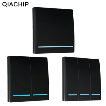 

QIACHIP 433Mhz Wireless RF Remote Control Switch AC 110V 220V Lamp Light LED Wireless Switches Corridor Room Wall Panel Switch