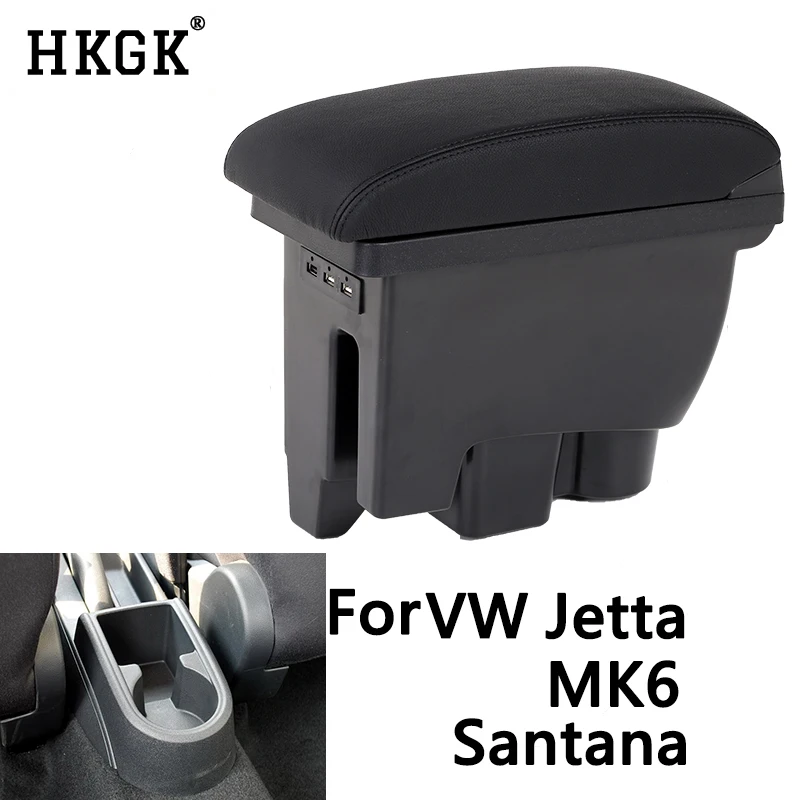 Подлокотник с USB зарядкой для VW Jetta MK6 Santana|Подлокотники| |