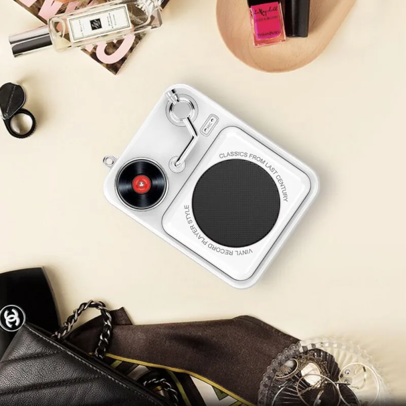 Ретро атомный виниловый диктофон Bluetooth динамик портативный Настольный беспроводной многофункциональный голосовой ящик