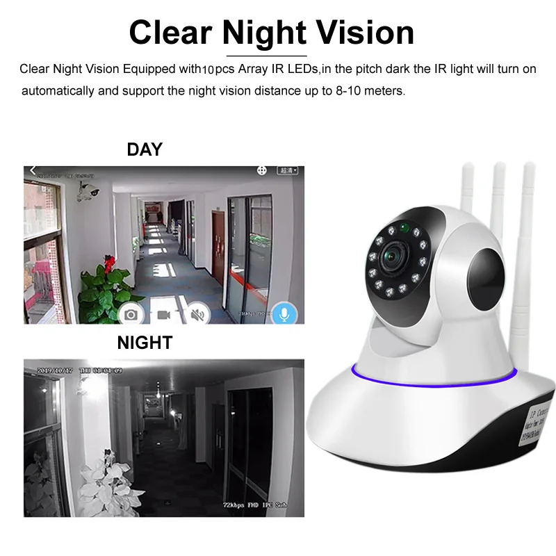 1080P Wireless WiFi Home Security Surveillance Indoor IP Camera Motion Detection 360 PTZ Cam Securite Kamera Baby Monitor ip camera,wifi camera,surveillance camera,wifi ip camera