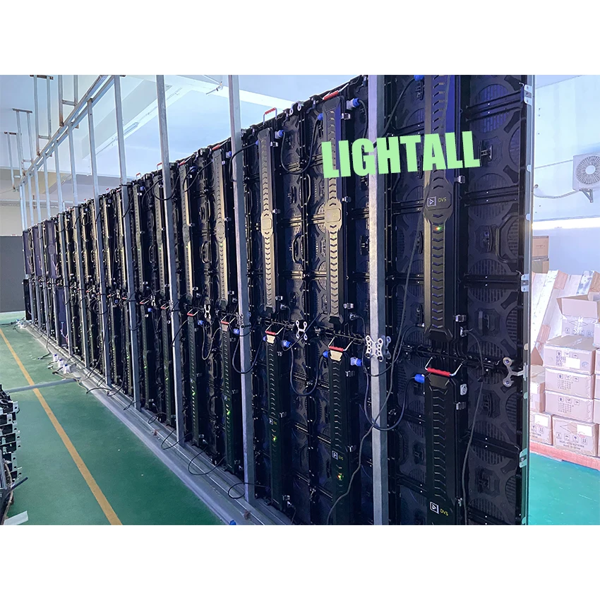 Внутренний светодиодный дисплей P3.91 500x1000 точек x мм литой алюминиевый шкаф