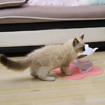 

Hot Anti-Vomiting Orthopedic Pet Bowl Cat Dog Food Water Feeder Feeding Dishes Protect Cervical PLD