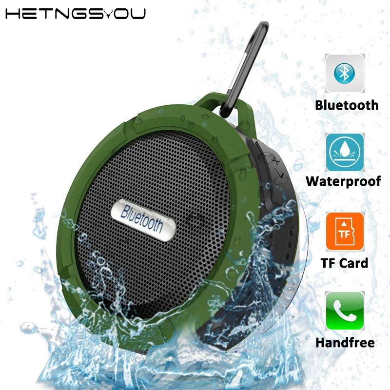 

HETNGSYOU Altavoz Bluetooth Speaker Mini Portable Waterproof Wireless Speakers Sound Box with Handsfree TF Card for Mobile Phone