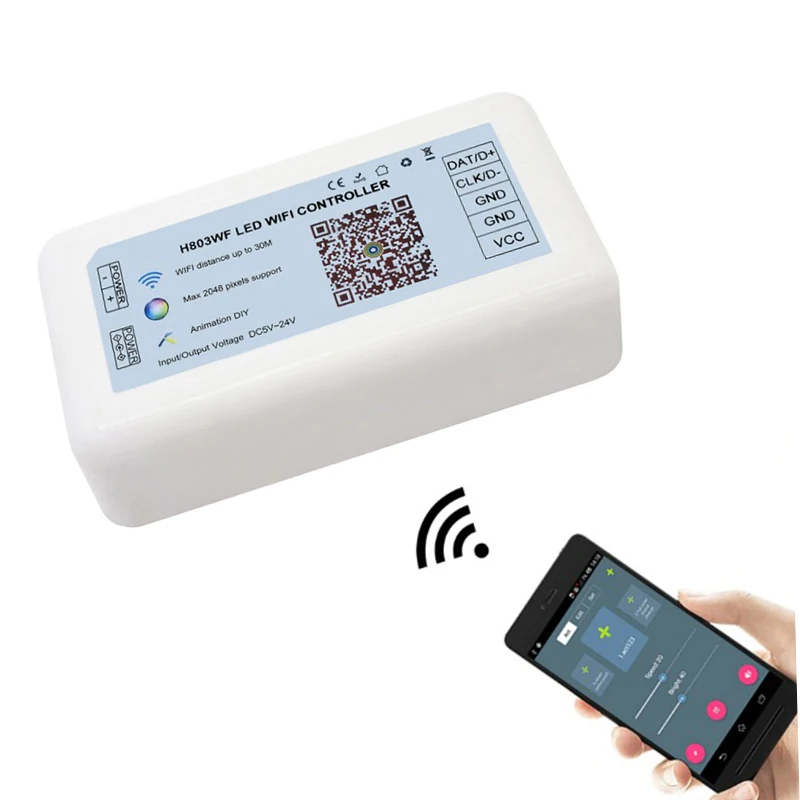 Светодиодная лента с Wi Fi макс. 2048 пикселей|Контролеры RGB| |