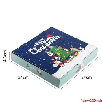 

10 pack 9inch 10inch Christmas Pizza Boxes Take Out Containers Packing Boxes 634E