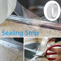 Acrylic Tape DIY 3cm*3m Useful Wall Home Decortaion Waterproof Self Adhesive PVC Strip Transparent Sticker Sealing Tape