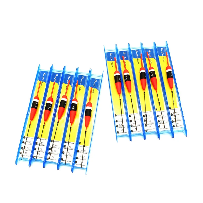 

Набор рыболовных поплавков Agape, готовые рыболовные снасти, 5 шт., 10 шт. в упаковке, аксессуар, 1,0 г, плавучесть Pacific3