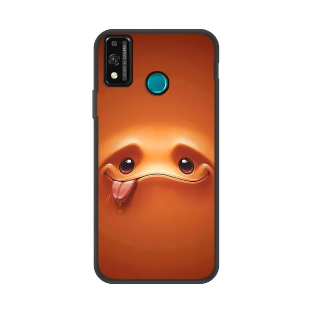 P Smart 2019 2021 Case 3D Funny Face Soft Cover For Huawei P20 P30 P40 Lite P10 Pro Y7 Y6 Prime Y5 2019 Mate 20 Nova 3E Coque X262