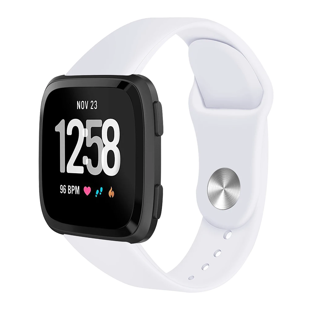 Hangrui Мягкие силиконовые умные часы ремешок для Fitbit Versa ремешок обратный Спортивный Браслет для Fitbit Versa Lite ремешок