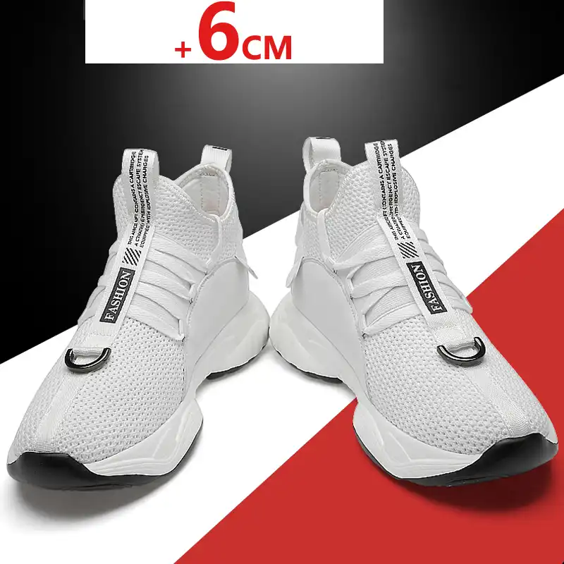 sapato com aumento de altura