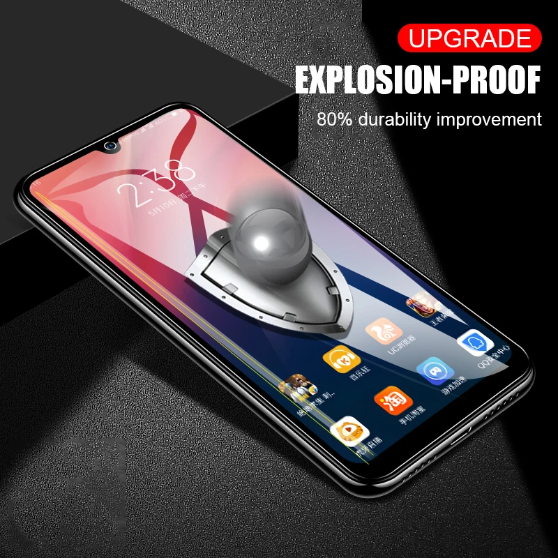 3Pcs Full Cover Tempered Glass For Xiaomi Redmi Note 8 5 6 7 Pro Screen Protector For Redmi 5 Plus Note 4X Protective Glass Film