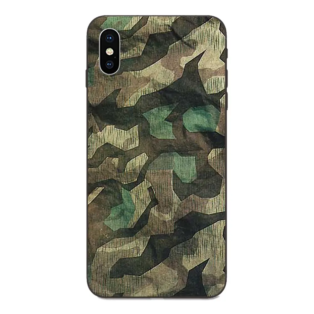 For Galaxy A10S A20S A2 Core A30S A40S A50S A70S A90 5G M10 M30S M40 Note 10 Plus TPU Phone Covers Case Camo Camouflage Skin