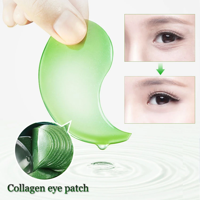 

Gold Crystal Collagen Eye Mask Anti Aging/Dark Circles/Puffiness Moisturizing Eye Patch Colageno Gel Eye Pads skin patch