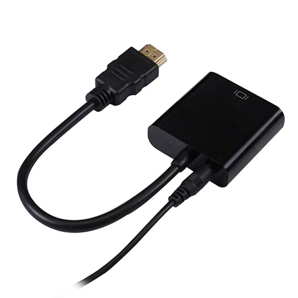 1080P HDMI to VGA Adapter Digital to Analog Converter Cable For Xbox PS4 PC Laptop TV Box to Projector Displayer HDTV