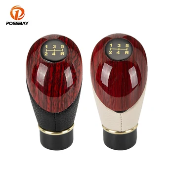 

POSSBAY Car Gear Shift Knob Handle Cover for Audi Mercedes Hyundai Buick Toyota Honda 5 Speed Manual Transmission Gear Shifter