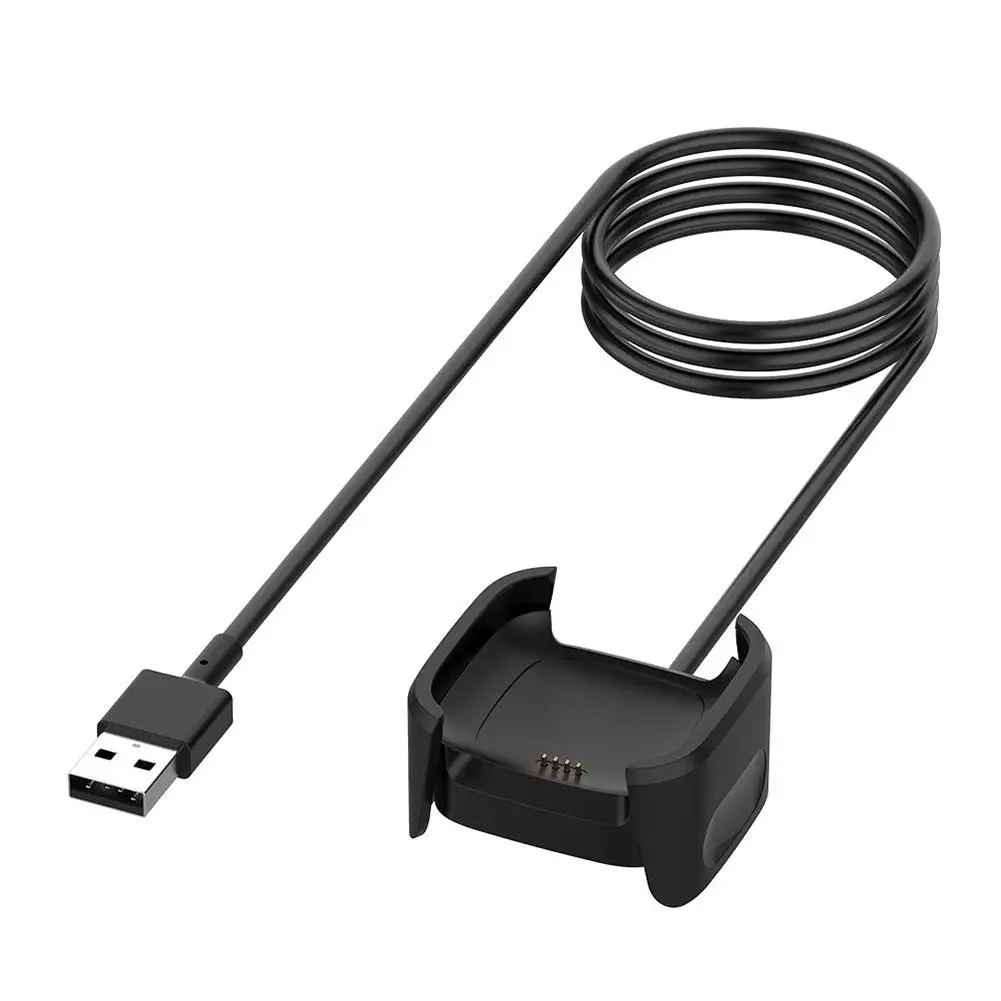 Быстрая зарядка кабель Колыбель с USB магнитное зарядное устройство кабель док-станция Подставка Для Fitbit Versa 2 Смарт-часы проводное зарядное устройство адаптеры