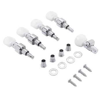

5Pcs 5 String Banjo Replacement Peg/Key Pearled Machine Head Square Button Tuning Tuner Machine Heads