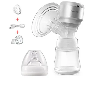 

Factory Goods Pass One-piece Electric Breast Pump Smart Liquid Crystal Multi-Mode All-Silica Gel Nipple Protector Cordless Porta