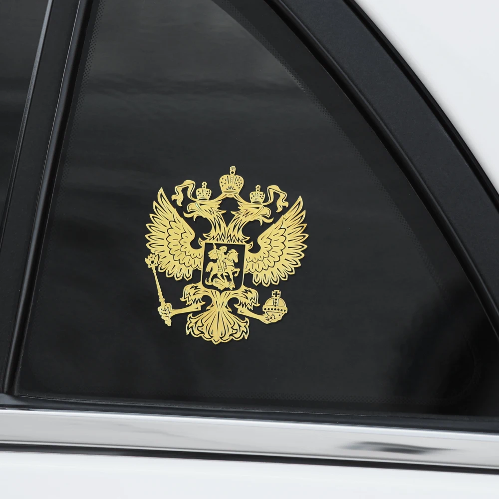 Coat of Arms Russia Car Sticker For Hyundai Creta I30 IX35 Volkswagen Polo VW Golf 4 7 5 Tiguan Kia Rio K2 Sportage KX5 | Автомобили и