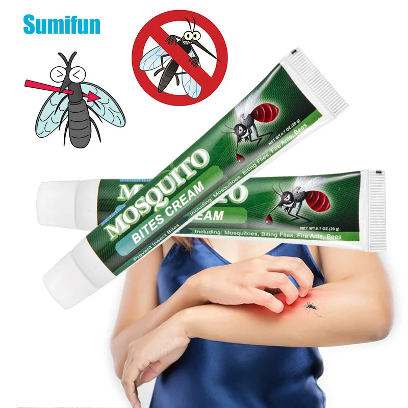 

20g Sumifun Mint Mosquito Repellent Cream Prevent Insect Bites Antibacterial Ointment Skin Anti Itching Medical Plaster Summer