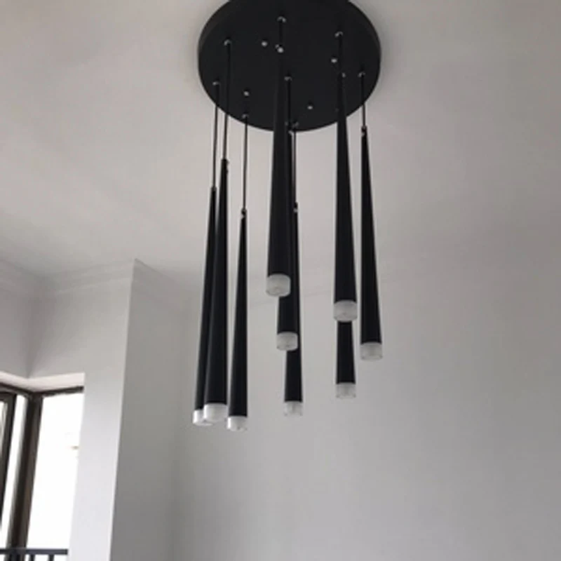 DIY на заказ длинное шасси большое круглое шасси прямоугольное шасси мульти-лампа подвесное Шасси белый черный хром пользовательское шасси
