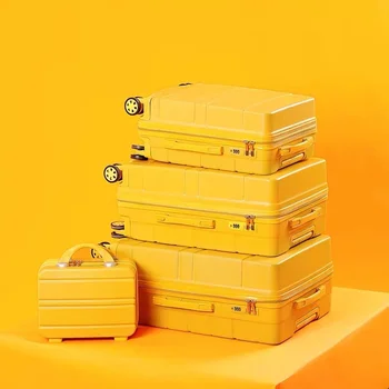 

New Travel luggage set Women suitcase on wheels 20'' Cabin carry ons rolling luggage 28 inch spinner wheel trolley luggage bag