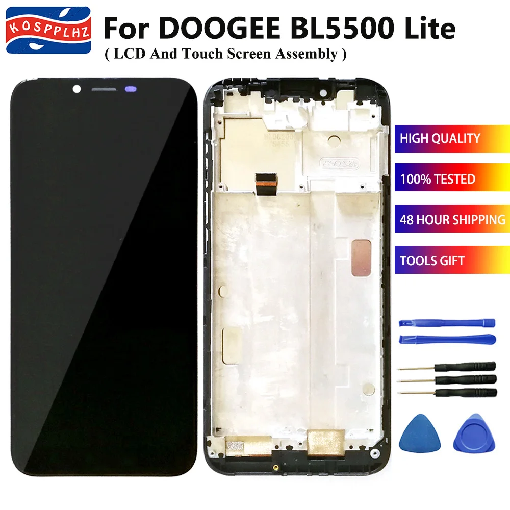Для Doogee BL5500 Lite LCD дисплей кодирующий преобразователь сенсорного экрана в сборе +