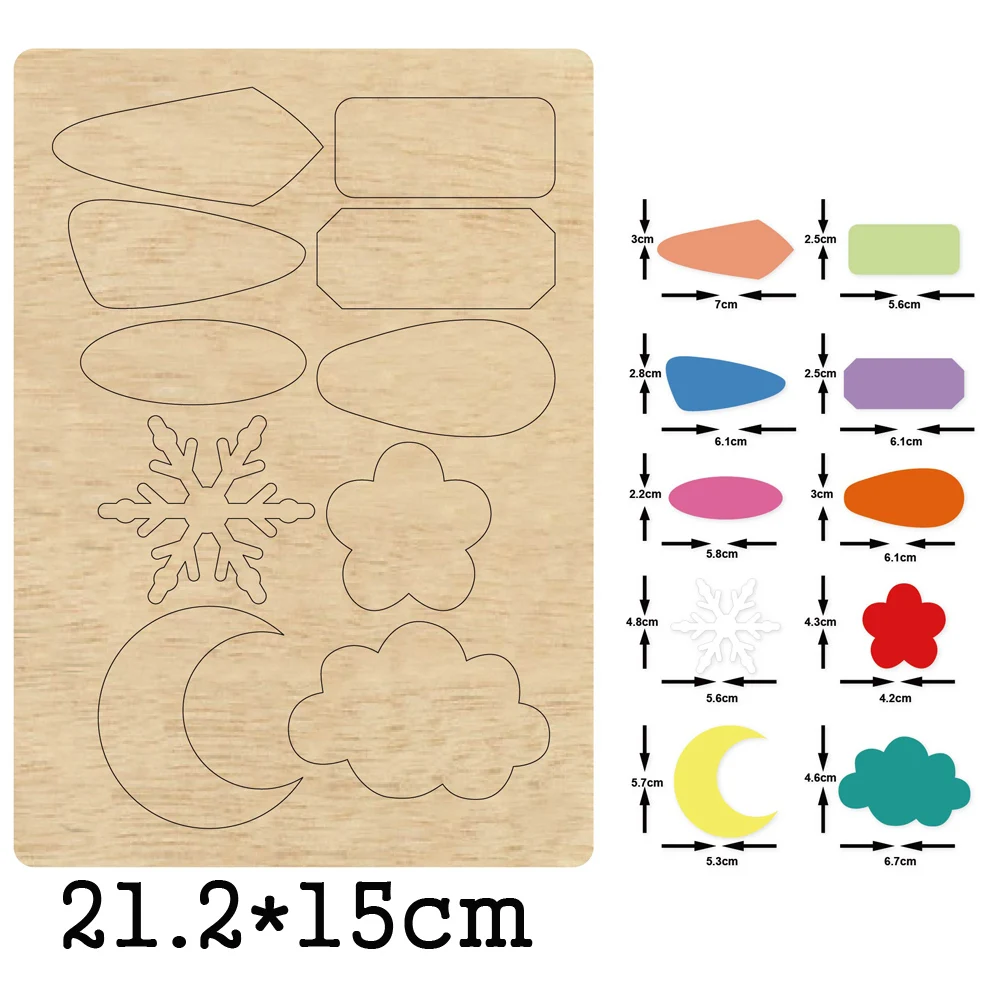 

Ten Shapes Hair Clip Handwork Hairpin 2020 Cutting Mold Wood Dies Blade Rule Cutter For DIY Headdress Leather Cloth Paper Craft