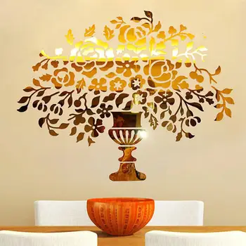 

Reflective Decals 3D Effective Graphic Decorative Stickers Wall Mirror Finish Shine Stickers Mural DIY